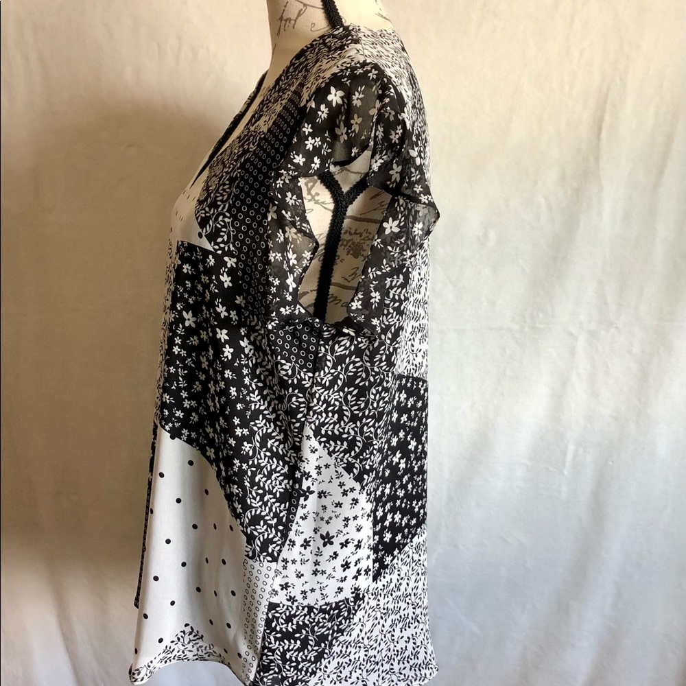 Calvin Klein Patchwork Mix Print Top - image 4